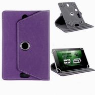Fuchsia Apple iPad 1.2.3.4.5.6. Nesil 9.7 inç Uyumlu 360° Dönebilen Standlı Kapaklı Universal Tablet Kılıfı