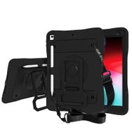 Fuchsia Apple iPad 10.2 2021 9. Nesil Uyumlu Yeni Nesil Kalem Bölmeli Defender Tablet Kılıfı