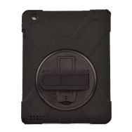 Fuchsia Apple iPad 2 3 4 Uyumlu Defender Zırh Askılı 360° Dönebilir Standlı Tam Koruma Tablet Kılıfı