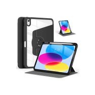 Fuchsia Apple iPad Air 10.9 2022 5. Nesil Uyumlu 360° Dönebilen Standlı Pino Tablet Kılıfı