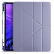 Fuchsia Apple iPad Air 10.9 2022 5. Nesil Uyumlu Kalemlikli Katlanabilen Standlı Akıllı Tablet Kılıfı