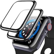 Fuchsia Apple Watch 4/5/6 44 mm PPMA Pet Kenarları Full Kapatan Screen Protector Saat Ekran Koruyucu