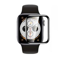 Fuchsia Apple Watch 7 41 mm PPMA Kenarları Full Kapatan Screen Protector Pet Saat Ekran Koruyucu