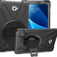 Fuchsia Galaxy Tab A T580 10.1 Uyumlu Defender Zırh Tablet Kılıfı