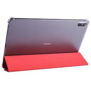 Fuchsia Huawei Mate Pad 11 Uyumlu Smart Cover Standlı 1-1 Kılıf Flip Smart Akıllı Tablet Kılıfı