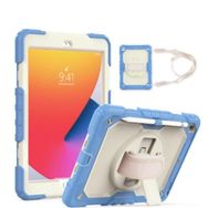 Fuchsia iPad 2019/2020 10.2'' 7. 8. Nesil Strap Kalemlikli Tablet Kılıfı Darbeye Dayanıklı Askılı 360° Kılıf