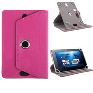 Fuchsia iPad 9. Nesil 10.2 inç Uyumlu 360° Dönebilen Standlı Kapaklı Universal Tablet Kılıfı