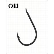 Fudo 1001 Chinu Black Nikel No:3/0 6 pcs Olta İğnesi
