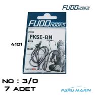 Fudo 4101 FKSE-BN Hooks No: 3/0 Fukase Olta İğnesi