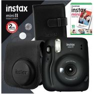 Fujifilm Instax Mini 11 Siyah Kare Albümlü Hediye Seti ve Fotoğraf Makinesi