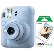 Fujifilm Instax Mini 12 Mavi Fotoğraf Makinesi ve 10'lu Mini Film