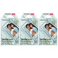 Fujifilm Instax Mini Blue Marble 10x3 Film Seti
