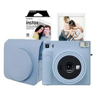 Fujifilm Instax SQ1 Mavi Fotoğraf Makinesi - Çanta - 10'lu Film Seti