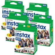 Fujifilm instax Wide 2x10 100 Adet 5 Paket Film