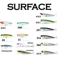 Fujin 001 Half Green Surface Minnow SF-90SW Maket Balık