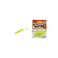 Fujin Baby Worm UV Yellow 5.2 cm Floating 18 Adet LRF Silikonu