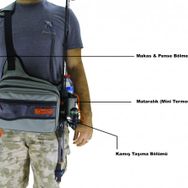 Fujin Explorer Bag Spin & Siyah Gri LRF Çantası