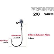 Fujin FJ-PH 2/0 Punch 5 gr Head Jighead