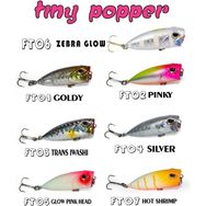 Fujin FT06 Tiny Popper Mini LRF Popper Zebra Glow Suni Yem
