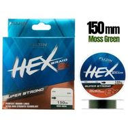 Fujin Hex 8x 150 mt. 0.06 mm Moss Green Pe Line İp Misina