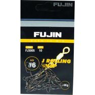 Fujin J Rolling Snap Black Nickel bilyalı Kilitli Klips