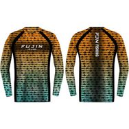 Fujin Performance Aqua Orange Fish Xxlarge T-Shirt