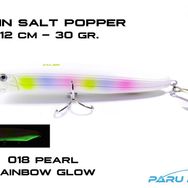 Fujin Salt Popper SP120SW 018 Pearl Rainbow Glow Sahte Balık