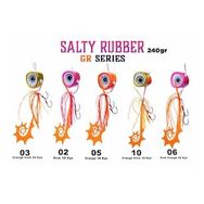 Fujin Salty Rubber 240 gr Tai Rubber Set 05 Orange 3D Eye Suni Balık Yemi