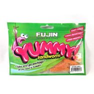 Fujin Yummy Sandworm 7 cm LRF Silikonu Blue Red Yem
