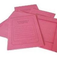 Ful Pembe 50'li Kulaklı Kapaklı Karton Dosya