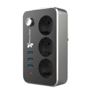 Fulltech FTR-02 2 M 3'lü Termal Akım Korumalı Priz