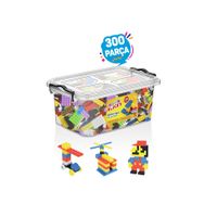 Funny Blocks 300 Parça Plastik Kutulu Mikro Blok