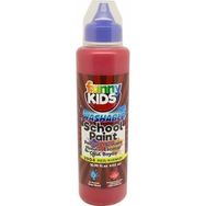 Funny Kids 500 ml Kırmızı Yıkanabilir Akrilik Okul Boyası