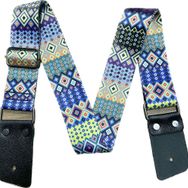 G-Strap Squared Elegance Deri Uçlu Ukulele ve Gitar Askısı