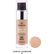 Gabrini No:01 Hd Matte Fondöten