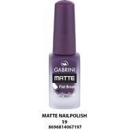 Gabrini No:19 Matte Nailpolish Oje