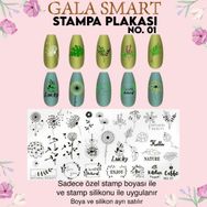Gala Smart Stampa Plaka No:1 Sticker