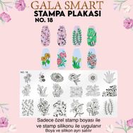 Gala Smart Stampa Plaka No:18 Sticker
