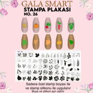 Gala Smart Stampa Plaka No:26 Sticker