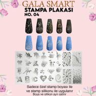 Gala Smart Stampa Plaka No:4 Sticker