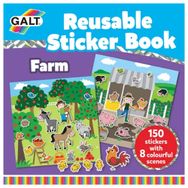 Galt 1005104 Reusable Sticker Book Farm