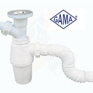 Gama Q32 Makine Çıkışlı Taslı Sifon