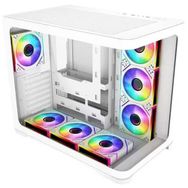 GameBooster GB-G2851BW Sea Wiew 7 RGB Fanlı Gaming Beyaz PC Kasa