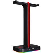 GameBooster HS01 RGB Aydınlatmalı İkili Kulaklık Standı