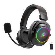 GameBooster WBH44 Siyah RGB Kablosuz 2.4G+BT Oyuncu Kulaklığı