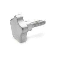 Ganter Normelemente GN 5334-50-M10-40 Paslanmaz Çelik Yıldız Başlı Vida