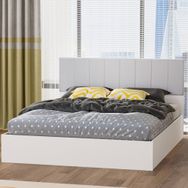 Garaj Home Doğa 160x200 cm Beyaz Çift Kişilik Karyola