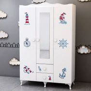 GarajHome Denizci 3 Kapaklı Dolap