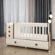 GarajHome Melina 5 Çekmeceli Mdfli Büyüyen Sümela 60x120 cm Beşik