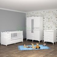 GarajHome Melina Gri Bebek Odası Takımı